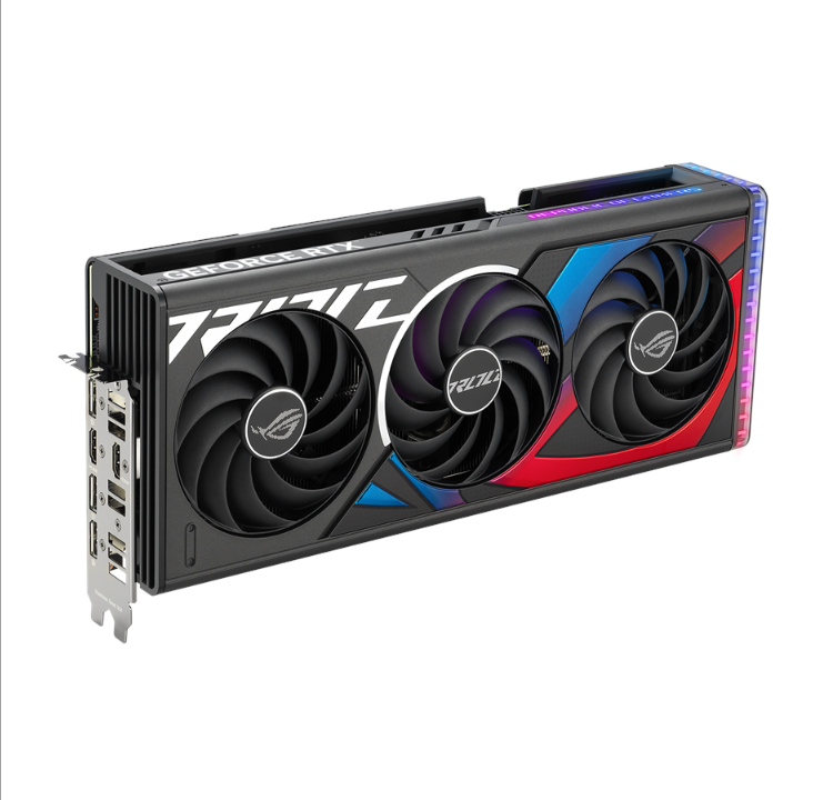 ASUS GeForce RTX 4070 Ti SUPER ROG STRIX - ذاكرة الوصول العشوائي GDDR6X بسعة 16 جيجابايت - بطاقة الرسومات