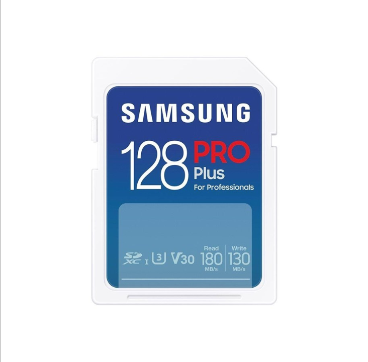 Samsung PRO Plus MB-SD128S - flash memory card - 128 GB - SDXC UHS-I
