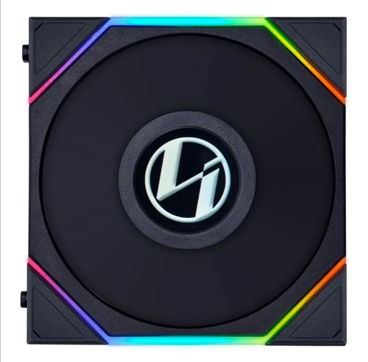 Lian Li UNI FAN TL LCD 120（3 件装） - 机箱风扇 - 120mm - 黑色，带 RGB LED - 27 dBA