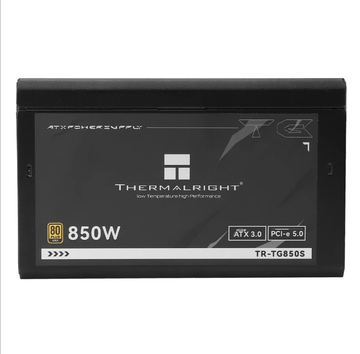 Thermalright TG S (Non-modular) Black - power supply - 850 Watt - 120 mm - 80 Plus Gold certificate