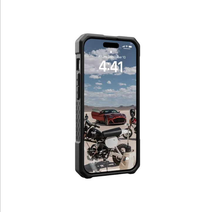 UAG Monarch Pro Kevlar Series Rugged Case for Apple iPhone 15 Pro [6.1-in] - Monarch Pro Kevlar Black