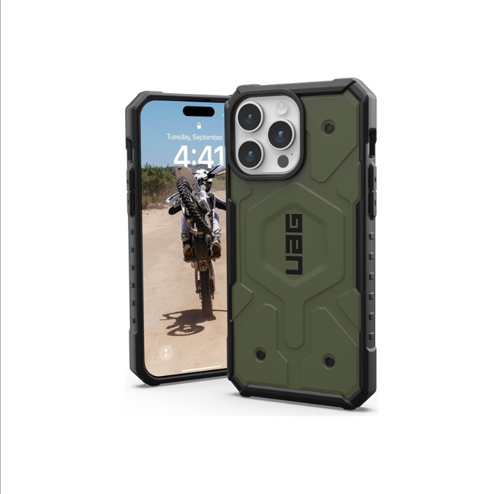 حافظة UAG Pathfinder متينة لهاتف Apple iPhone 15 Pro Max [6.7 بوصة] - Pathfinder Olive Drab