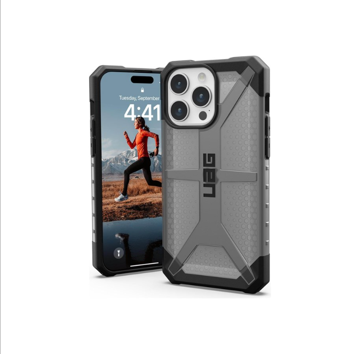 UAG Plasma Series Rugged Case for Apple iPhone 15 Pro Max [6.7-inch] - Plasma Ash