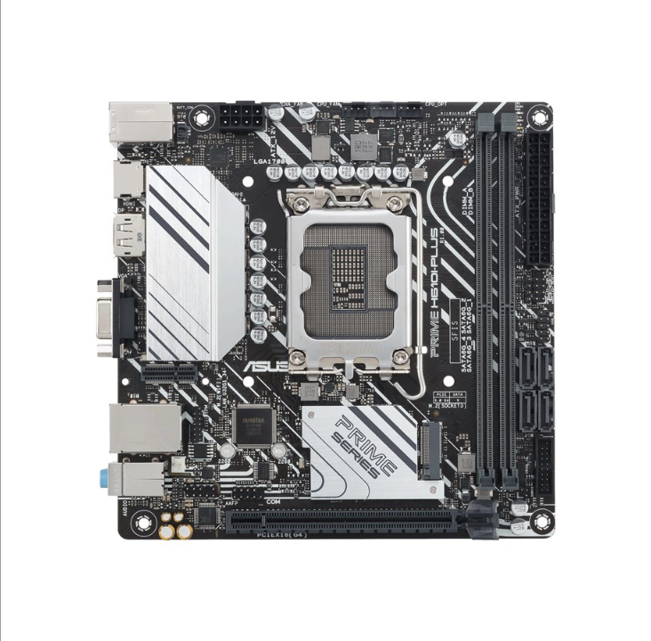 ASUS PRIME H610I-PLUS-CSM Motherboard - Intel H610 - Intel LGA1700 socket - DDR5 RAM - Mini-ITX