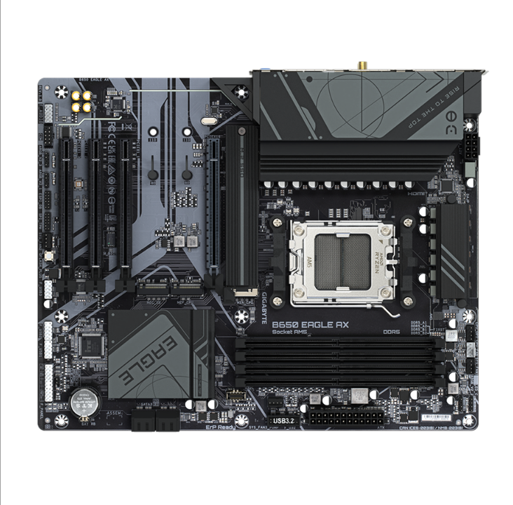 GIGABYTE B650 EAGLE AX Motherboard - AMD B650 - AMD AM5 socket - DDR5 RAM - ATX