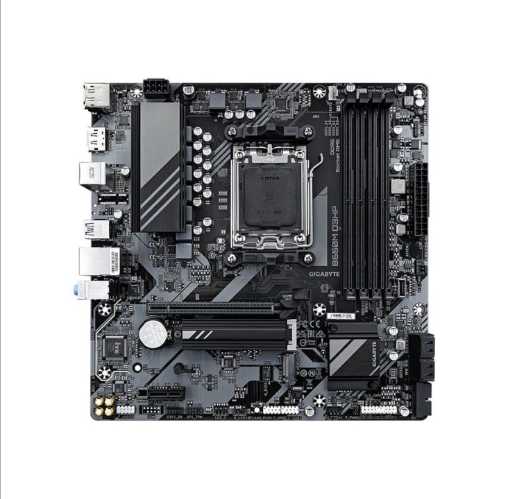 GIGABYTE B650M D3HP - 1.0 - 主板 - micro ATX - 插槽 AM5 - AMD B650 主板 - AMD B650 - AMD AM5 插槽 - DDR5 RAM - Micro-ATX