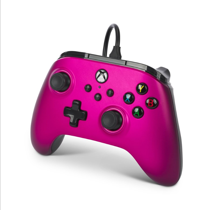 PowerA Advantage, controller with cord for Xbox Series X|S - Satin fuchsia - Gamepad - Microsoft Xbox Series S