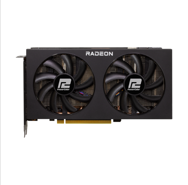 PowerColor Radeon RX 7600 XT Fighter - ذاكرة الوصول العشوائي GDDR6 بسعة 16 جيجابايت - بطاقة الرسومات