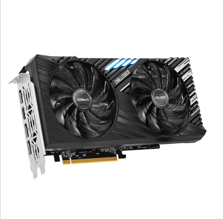 华擎 Radeon RX 7600 XT Challenger OC - 16GB GDDR6 RAM - 显卡