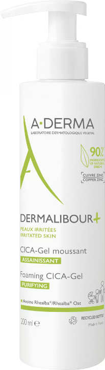 A-Derma Dermalibour+ Cica Foaming Gel 200 ml