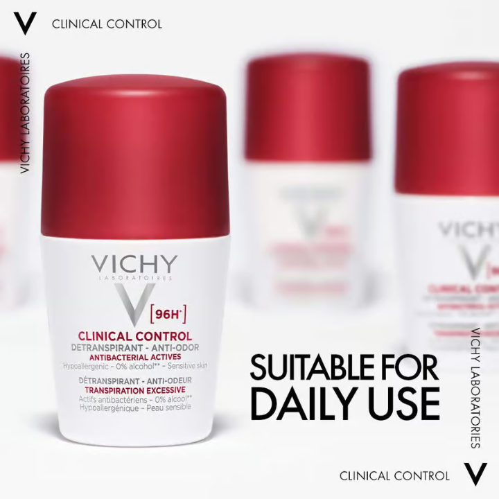 Vichy Clinical Control Roll-on Antiperspirant Deodorant