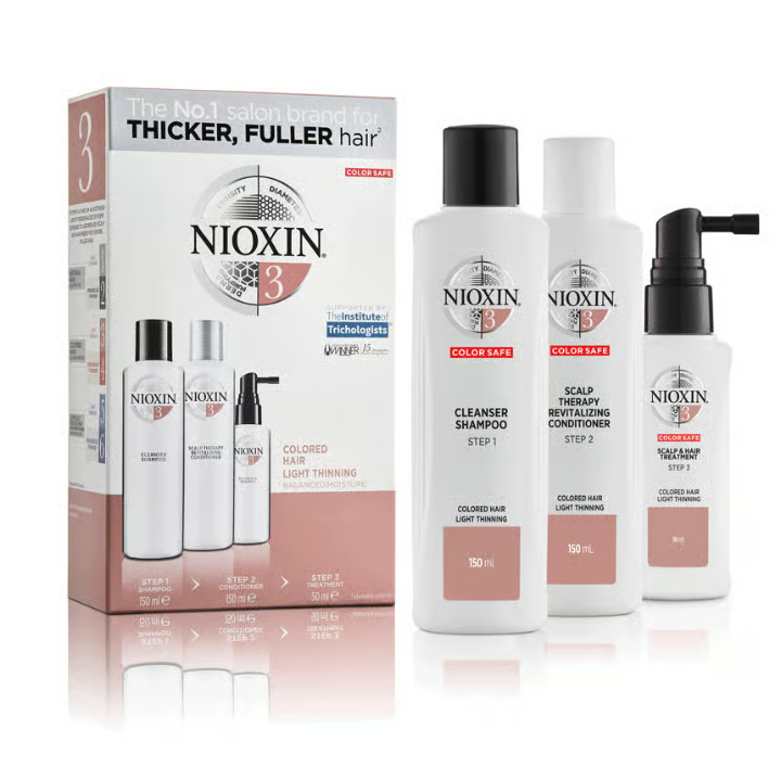 NIOXIN Hair System Kit 3 Fine, Thin & Colored Hair 350 ml