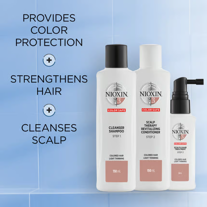 NIOXIN Hair System Kit 3 Fine, Thin & Colored Hair 350 ml