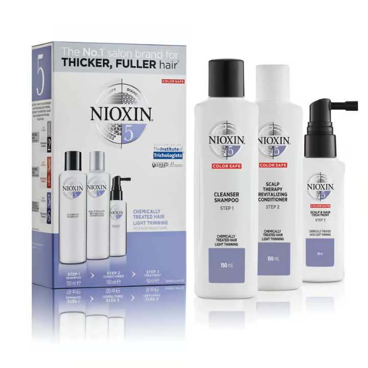 NIOXIN Hair System Kit 5 Fine, Thin & Chemically Treated