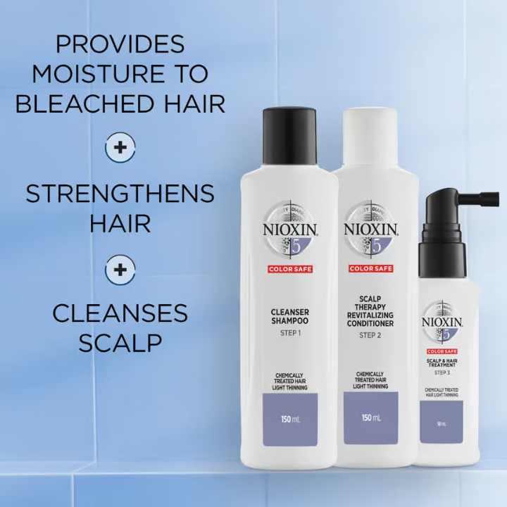 NIOXIN Hair System Kit 5 Fine, Thin & Chemically Treated