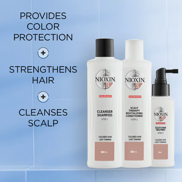 NIOXIN Hair System Kit 3 Thin & Colored Hair 700 ml