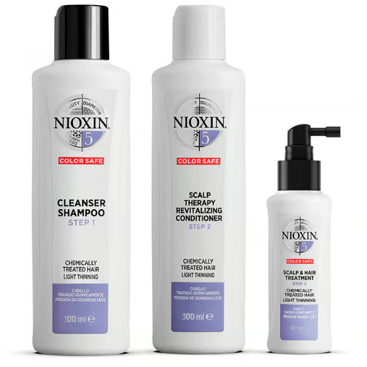 NIOXIN Hair System Kit 5 Fine, Thin & Chemically Treated