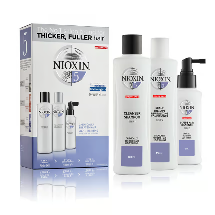 NIOXIN Hair System Kit 5 Fine, Thin & Chemically Treated