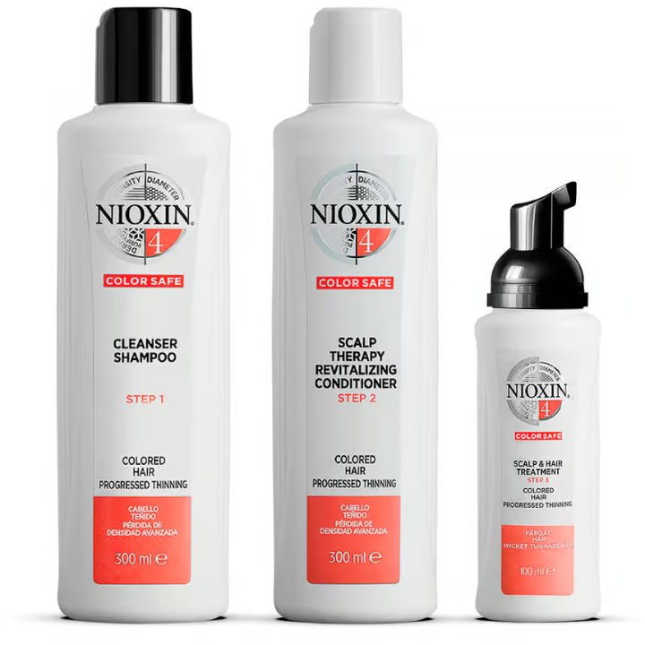 NIOXIN Hair System Kit 4 Noticeably Thin & Colored Hair 700