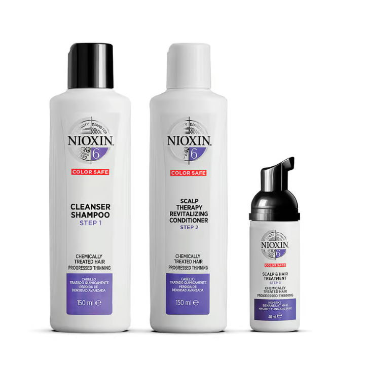 NIOXIN Hair System Kit 6 Noticeably Thin & Chemically Treated