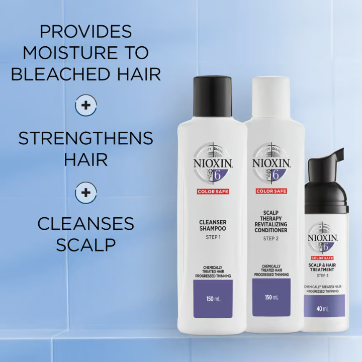 NIOXIN Hair System Kit 6 Noticeably Thin & Chemically Treated