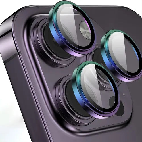 Dark  Purple Camera Lens Protector  Metal HD Tempered Glass Camera Screen Protector For,iPhone14/14Plus/14Pro/14ProMax ,iPhone13/13Mini/13Pro/13ProMax ,iPhone12/12Mini/12Pro/12ProMax, ,iPhone11/11Pro/11Pro Max