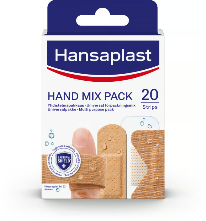 Hansaplast Hand Mixpack 20 plasters