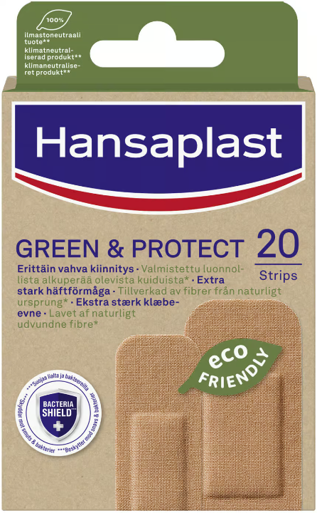 Hansaplast Green & Protect Strips 20 pcs