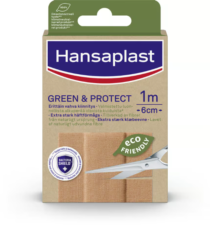 Hansaplast Green & Protect 6 cm x 1 m 1 pc