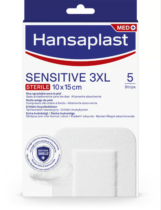 Hansaplast Sensitive 3XL Sterile Patches 5 pcs