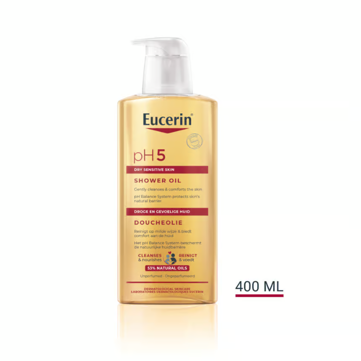 Eucerin pH5 Shower Oil Unscented 400 ml