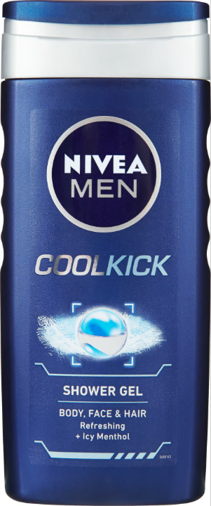 NIVEA MEN 淋浴凉爽踢 250 毫升