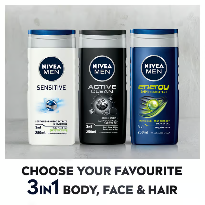 NIVEA MEN Shower Sensitive 250 ml