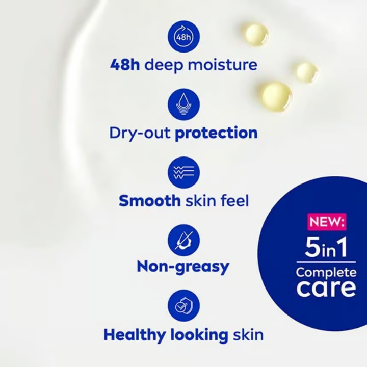 NIVEA Rich Body Lotion Nourishing Milk 48h 250 ml