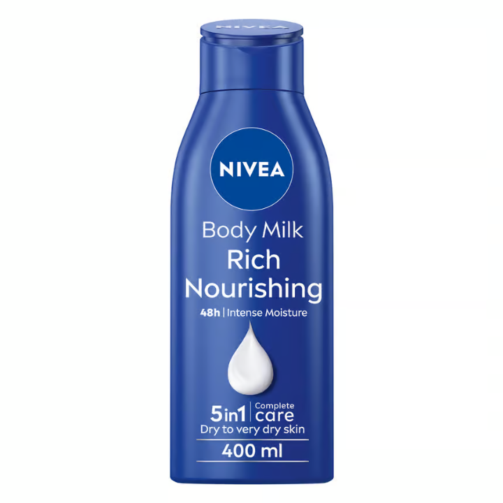 NIVEA Rich Body Lotion Nourishing Milk 48h 400 ml