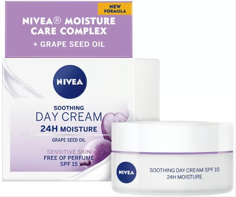 Nivea Soothing Day Cream SPF15 50 ml