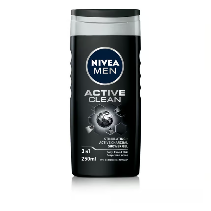 NIVEA MEN Active Clean 3 合 1 沐浴露 250 毫升