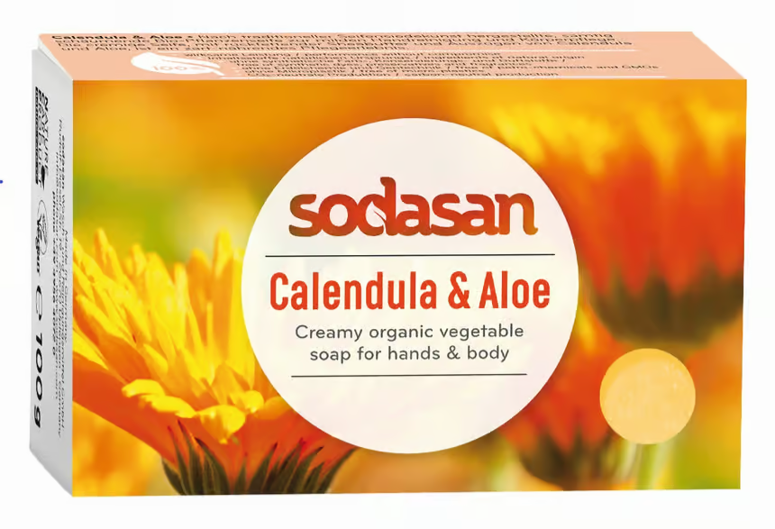 Sodasan Calendula & Aloe Eco Soap 100 g