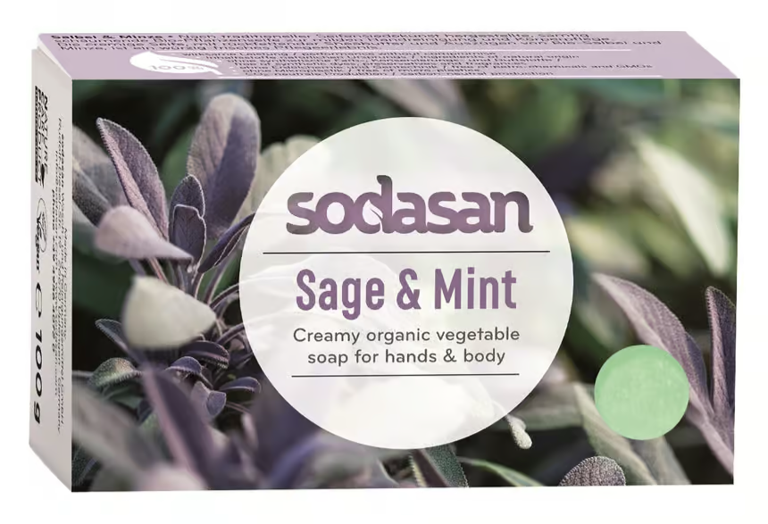 Sodasan Sage & Mint Soap 100 g