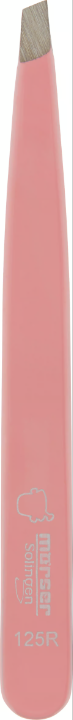 Morser Solingen Topinox tweezers slanted pink