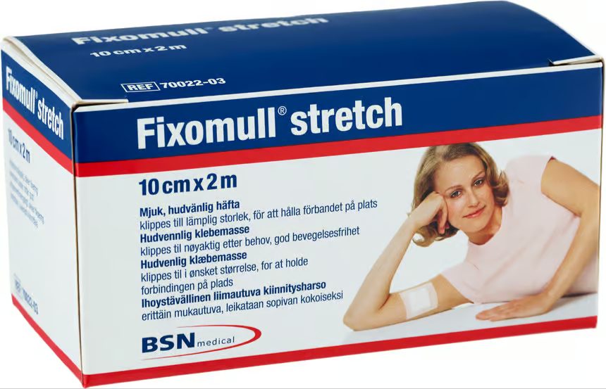 Fixomull Stretch Self-adhesive Fabric 10 cm x 2 m 1 pc