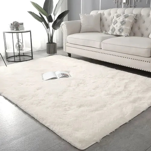 1pc Large Area Rug For Living Room, Soft Floor Fluffy Carpet, Shaggy Rug, Plush Throw Rug, Home Decor