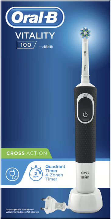 Oral-B Vitality 100 Cross Action Black 1 pc