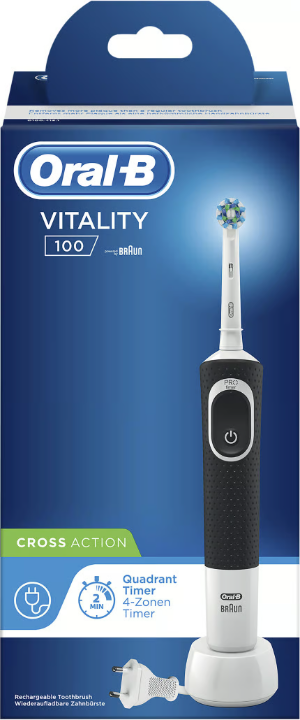 Oral-B Vitality 100 Cross Action Black 1 pc