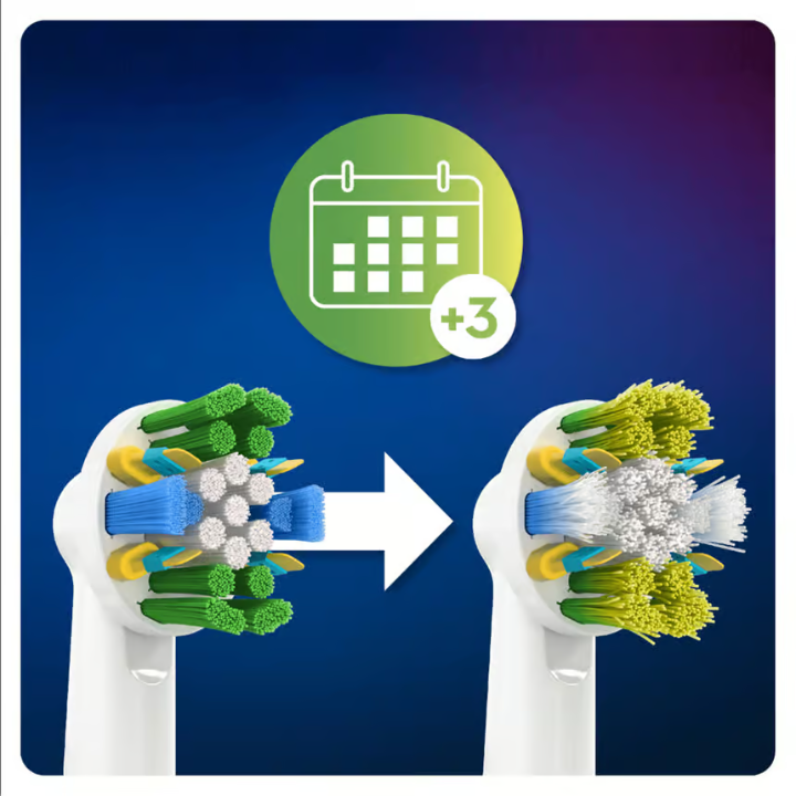 أورال-بي فلوس أكشن رؤوس فرشاة الأسنان 5 قطع