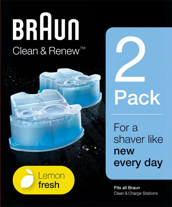 Braun Clean &amp; Renew 补充装 CCR 柠檬新鲜 2 件