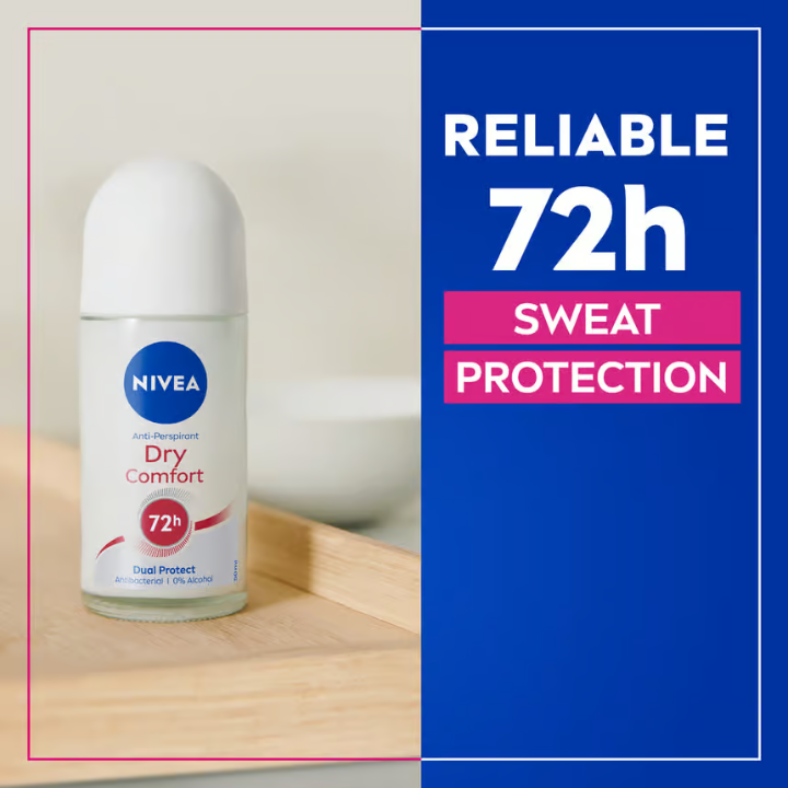 NIVEA Dry Comfort 72h Deo Roll-on 50 ml