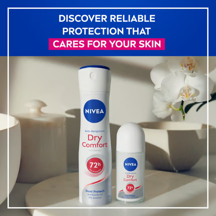 NIVEA Dry Comfort 72h Deo Roll-on 50 ml