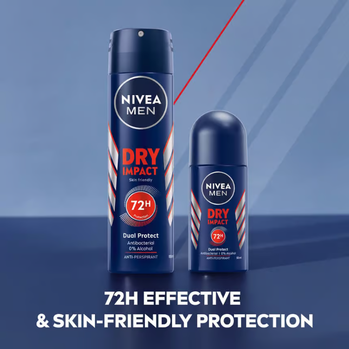 NIVEA MEN Deo Dry Impact 走珠 50 毫升