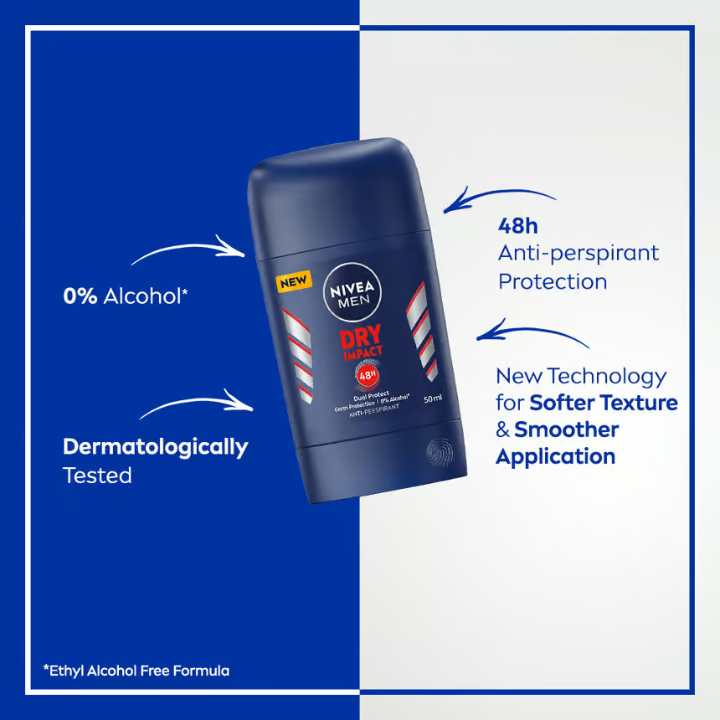 NIVEA MEN Dry Impact Stick 50ml